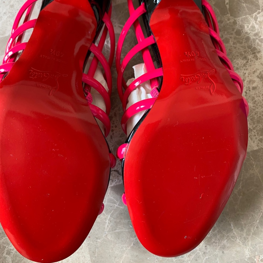 Authentic Christian Louboutin Vildo Rose Matador - Picture 5 of 10